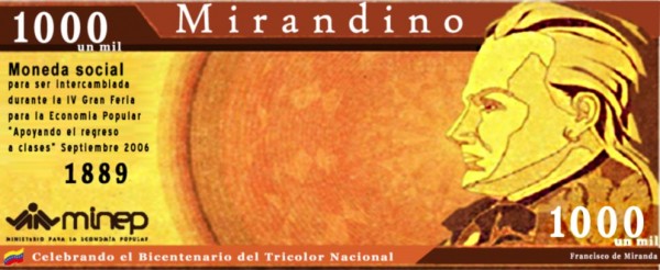 La Moneda Social ‘El Mirandino’ (2006) Auge y Caída