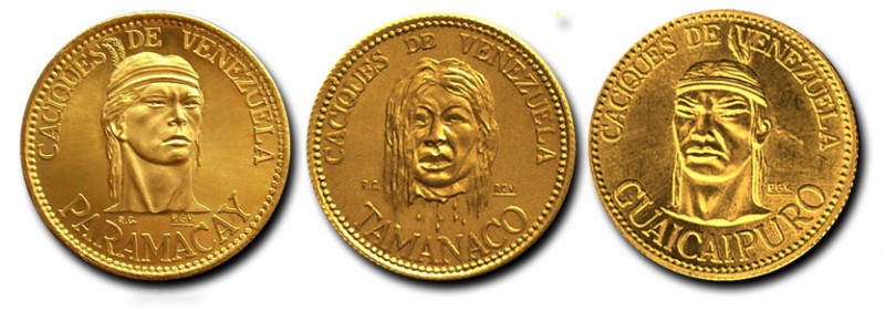 Medallas los Caciques de Venezuela