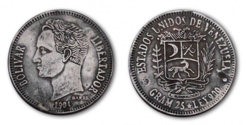 Una Extraña Moneda Venezolana de 1904