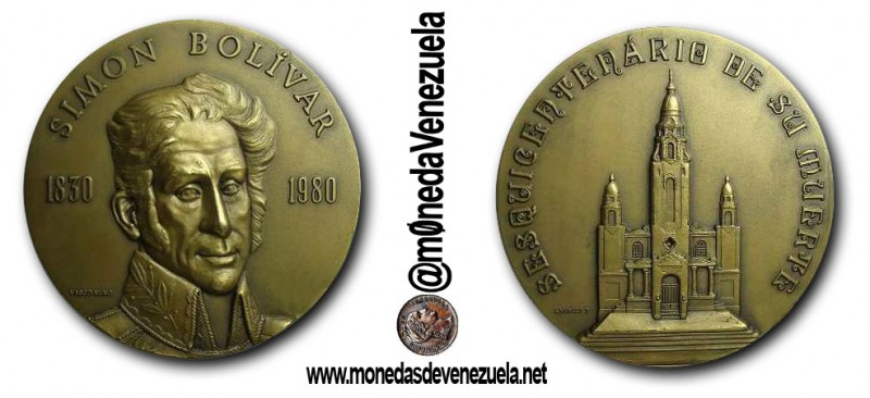 Medalla Conmemorativa del Sesquicentenario de la Muerte de Simón Bolívar