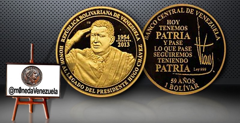 Moneda Conmemorativa en Honor al Legado del Presidente Hugo Chávez
