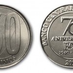 Moneda de 50 céntimos conmemorando el 70° Aniversario del BCV